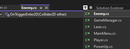 Dropdown icon in Visual Studio